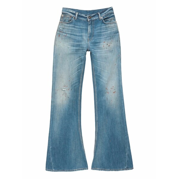 アクネ ストゥディオズ レディース 心地好いズボン下 ボトムス Flared patch trousers Blue