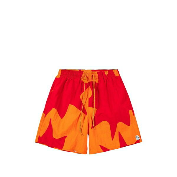 ビリオネアボーイズクラブ メンズ 心地よいズボン下 ボトムス Starlight patterned shorts Red