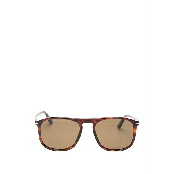 ペルソル メンズ サングラス・アイウェア 添え物 Tortoiseshell-effect square-frame sunglasses Brown