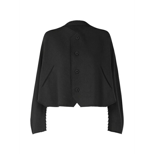 イッセイミヤケ レディース ジレー アウター Campagne button-front cardigan Black