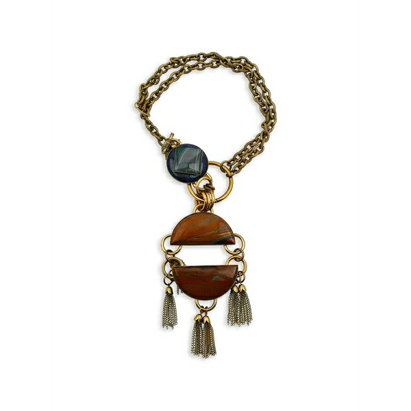 アントンヒュニス メンズ 首飾り・チョー鉄道車両 佩び物 Gemstone-embellished necklace Gold