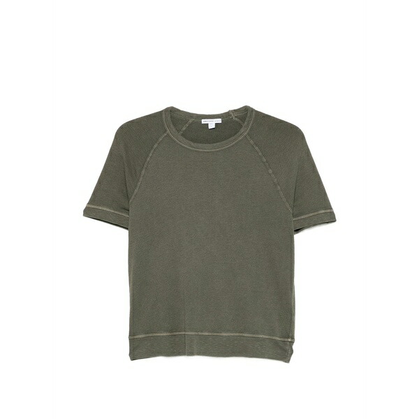 ジェームス 金入れ レディース ティーシャツ トップス Green t-shirt Green