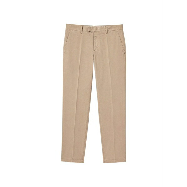 PTトリノ メンズ 心地好いズボン下 ボトムス Straight-leg chino trousers Neutrals
