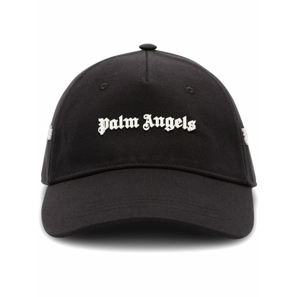 パーム・エンジェルス メンズ 鳥打ち帽 付属物 Embroidered-logo baseball cap Black