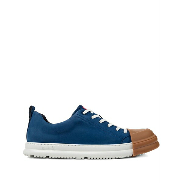 カンペール メンズ スニーカー シューズ Leather-toe cap sneakers Blue