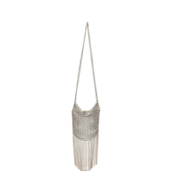 シルビアグネッチ レディース ショルダーバッグ 御徒面子 Apollonia shoulder bag Silver
