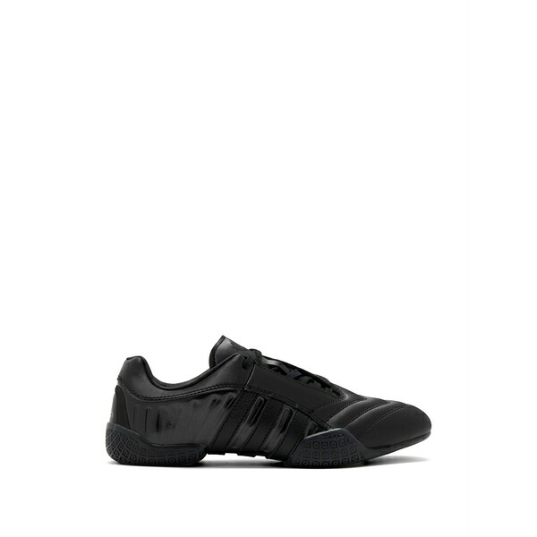 アディダス レディース スニーカー シューズ Lace-up striped sneakers Black