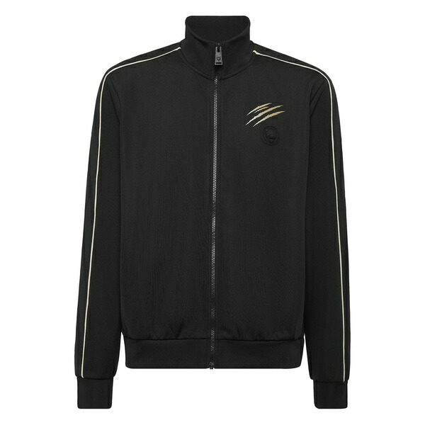 飾り気のない運動競技 メンズ 上衣＆上衣 アウター Zip-up bomber jacket Black