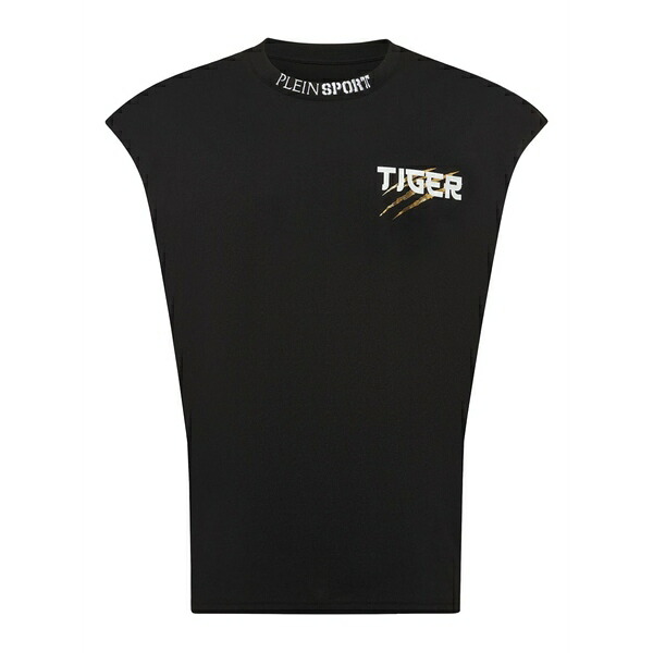 飾り気のない運動競技 メンズ ティーシャツ トップス Tiger tokyo tank top  Black