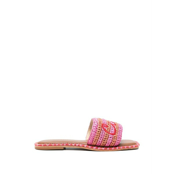 ジャーダ・ベニンカサ レディース サンダル シューズ X de siena woven embroidered sandals Pink