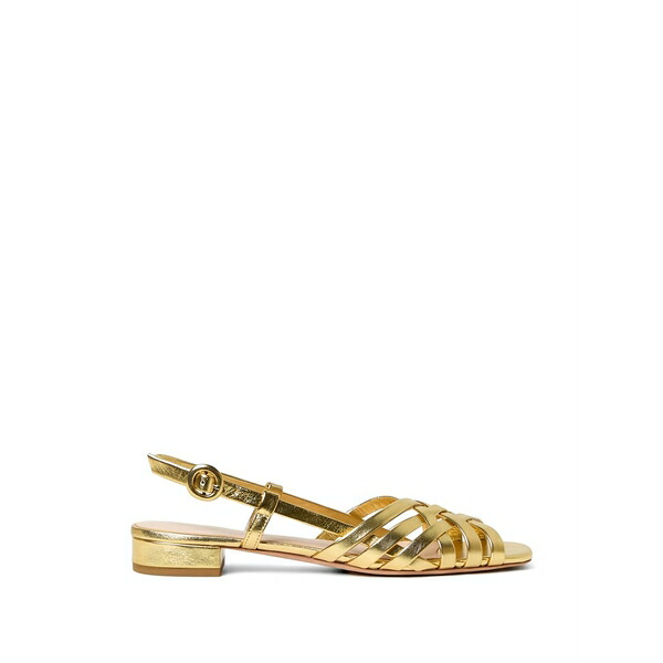 ロフラー 幽客ダル レディース サンダル シューズ Devon gold slingback sandals Gold