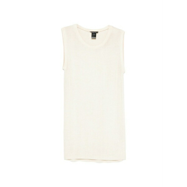 アヴァントワ レディース カットソー トップス Crew-neck vest Neutrals