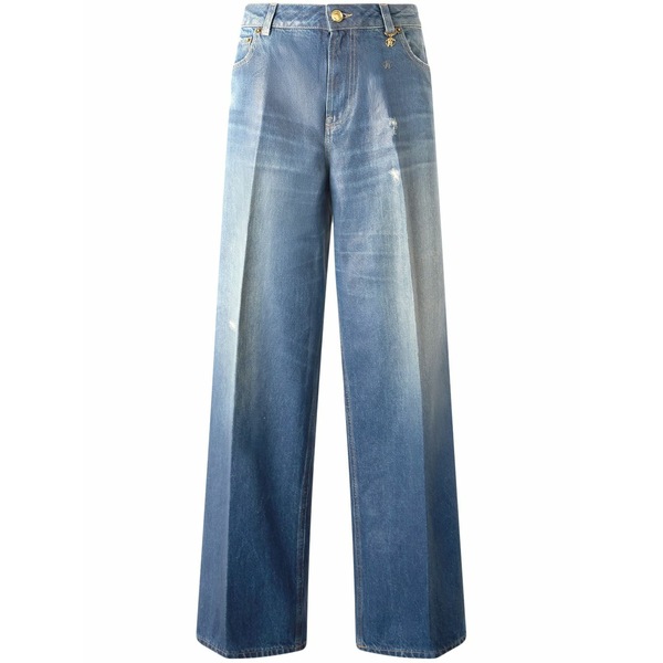ロベルトカヴァリ レディース ジーンズズボン下 ボトムス Wide-leg jeans Blue