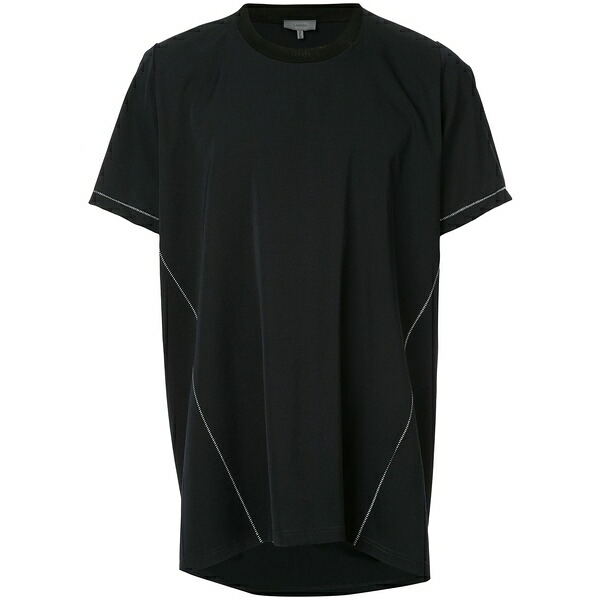 ランバン メンズ ティーシャツ トップス Asymmetric t-shirt Blue