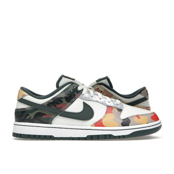 Nike ナイキ メンズ スニーカー 【Nike Dunk Low SE Sail Multi-Camo】 サイズ US_11(29.0cm) Sail/Vintage Green-Total Orange-White|asty
