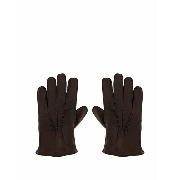 オルチアーニ メンズ グローブ 付属物 Stitched gloves Brown