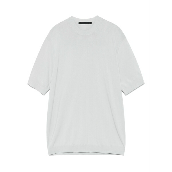 ロウブランド メンズ Tシャツ トップス Fine-knit t-shirt Grey|asty