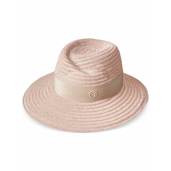 メゾンミッシェル  レディース かぶり笠 添え物 Virginie fedora hat Neutrals