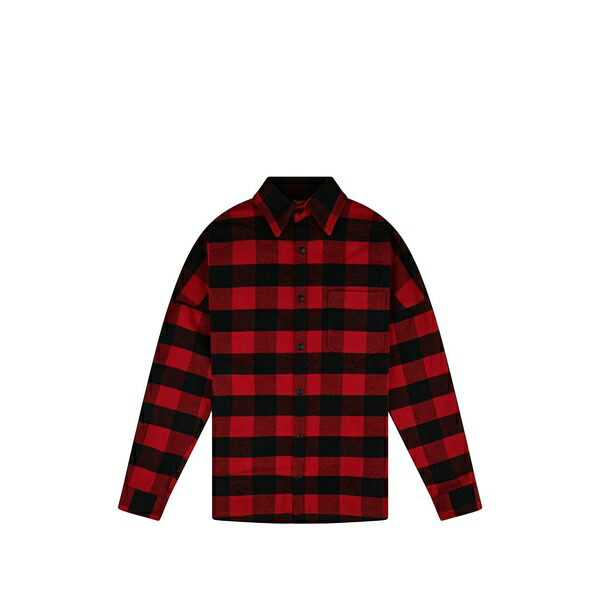 パーム・エンジェルス メンズ シャツ トップス Check-pattern shirt Red|asty