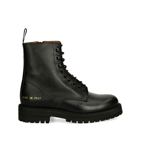 コモン・プロジェクツ レディース ブーツ シューズ Leather boots Black|asty