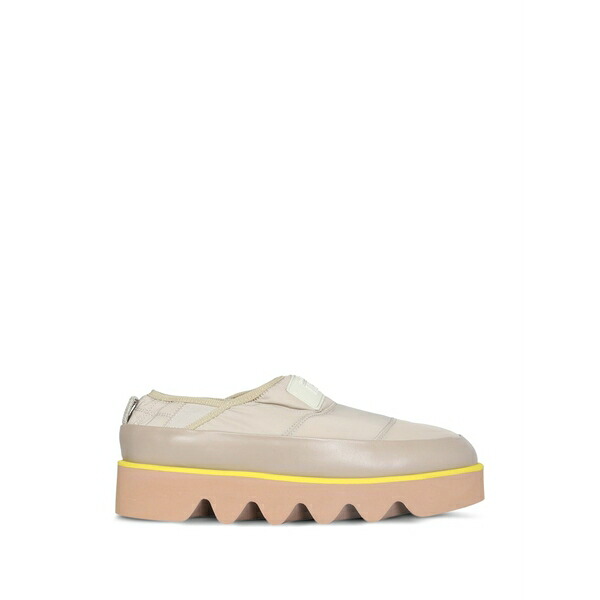 エムエスジイエム レディース スニーカー シューズ Platform logo patch sneakers Neutrals｜asty