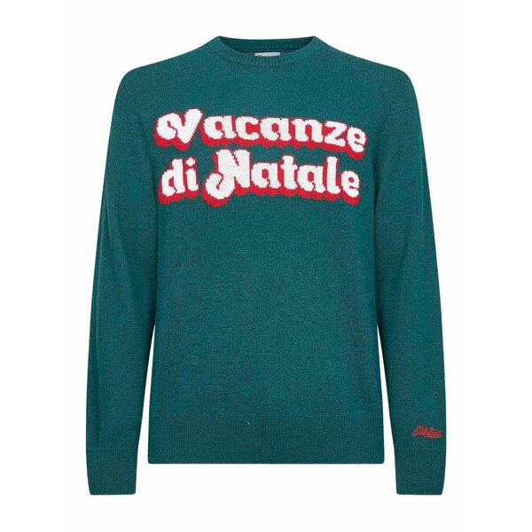 エムシーツーセイントバース メンズ 編み物\u0026プルオーバー アウター Heron sweater Green