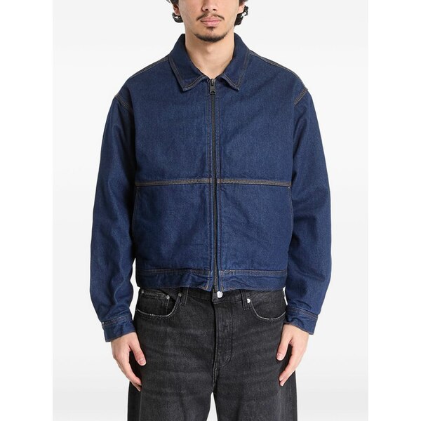 バンズ メンズ ジャケット＆ブルゾン アウター Denim jacket Blue｜asty