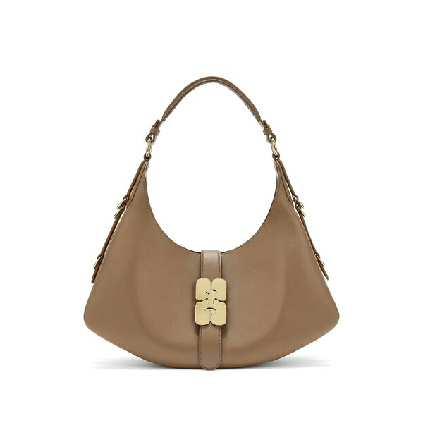 ガニー レディース ショルダーバッグ バッグ Smal kat buckle shoulder bag Neutrals｜asty