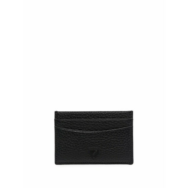 アスピナルオブロンドン メンズ 財布 アクセサリー Grained leather cardholder Black