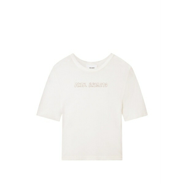 アクセルアリガト レディース プルオーバー トップス Logo-detail top White