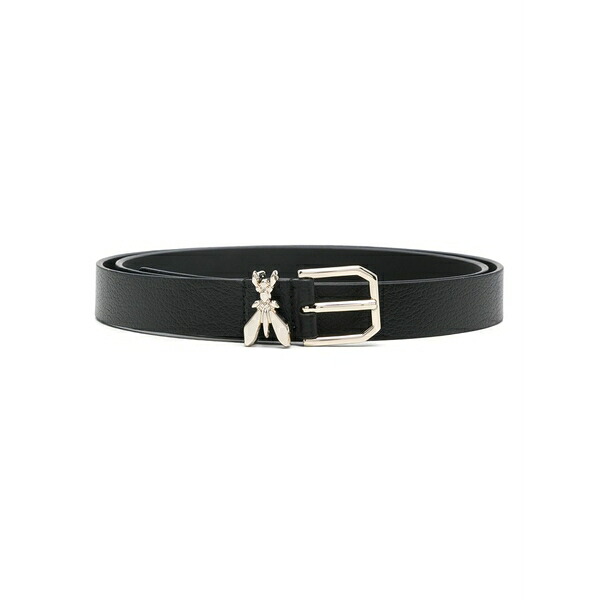 パトリツィア ペペ レディース ベルト アクセサリー Leather belt Black｜asty