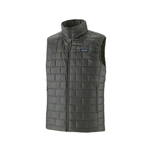 パタゴニア メンズ 上衣＆上衣 アウター Nano puff quilted gilet Grey メンズファッション-コート・ジャケット