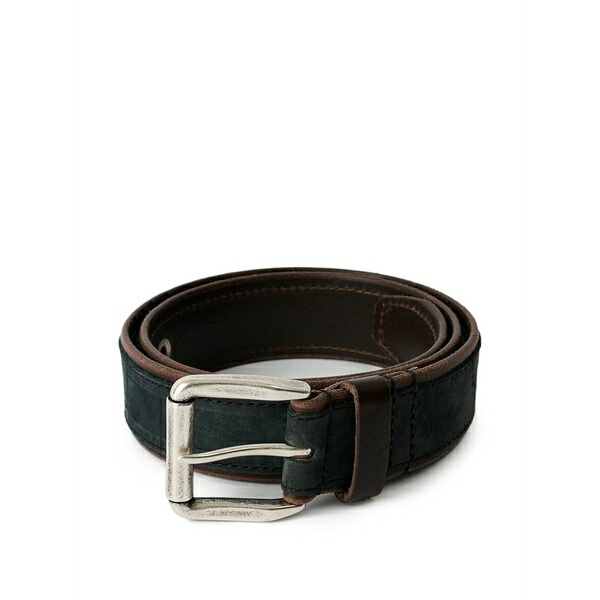 アワーレガシー メンズ 胴締め 佩び物 Verge nubuck t belt Blue