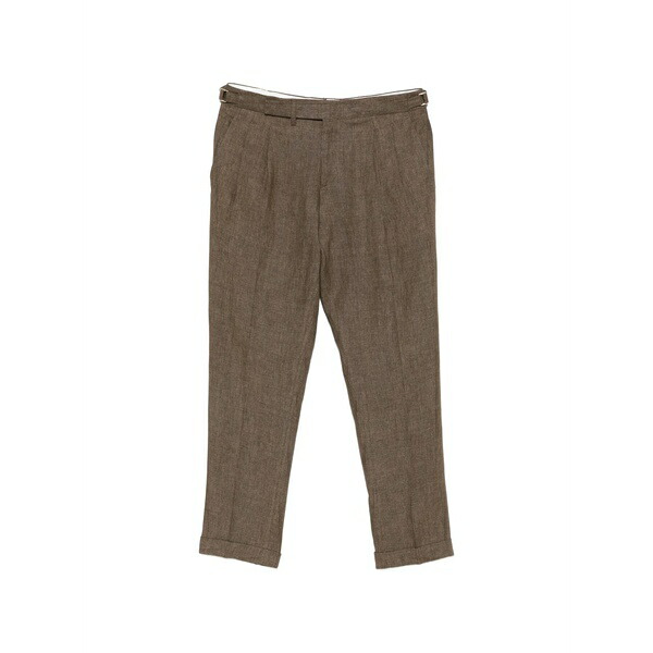 ブリ後押し 1949 メンズ 心地好いズボン下 ボトムス Side-adjusters trousers Brown
