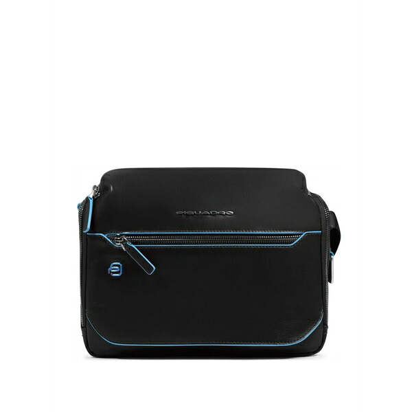 ピークアドロ  レディース ショルダーバッグ 御徒面子 Zip fastening crossbody bag Black