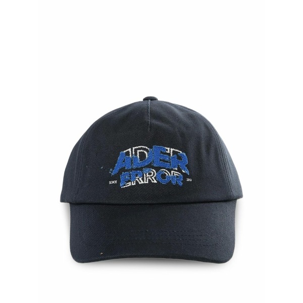 アーダーエラー メンズ かぶり笠 付属品 Logo-print hat Blue
