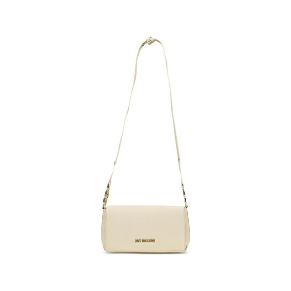 優しいこと モスキーノ レディース ショルダーバッグ 御徒面子 Logo-plaque crossbody bag Neutrals