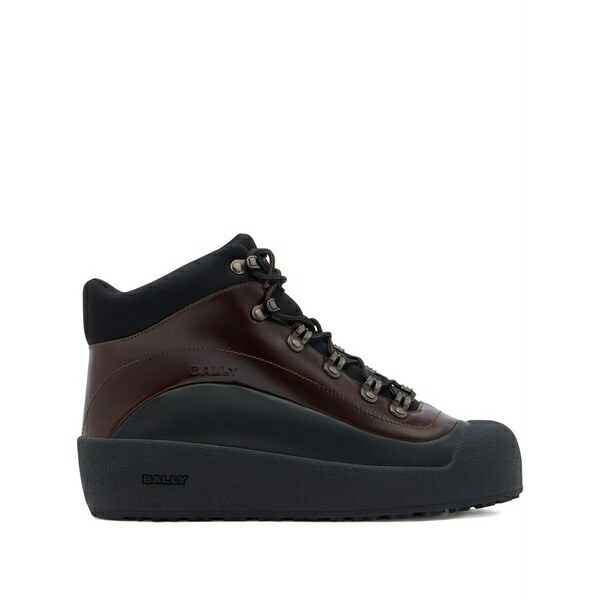バリー メンズ ブーツ シューズ Curling padded-collar boots Brown
