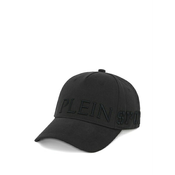 飾り気の無い運動競技 メンズ かぶり笠 佩び物 Logo baseball cap Black