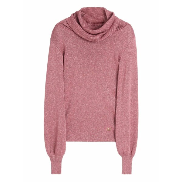 ヴァレンティノ ガラヴァーニ レディース 編み物\u0026スウェーター アウター Cowl-neck glittery sweater Pink