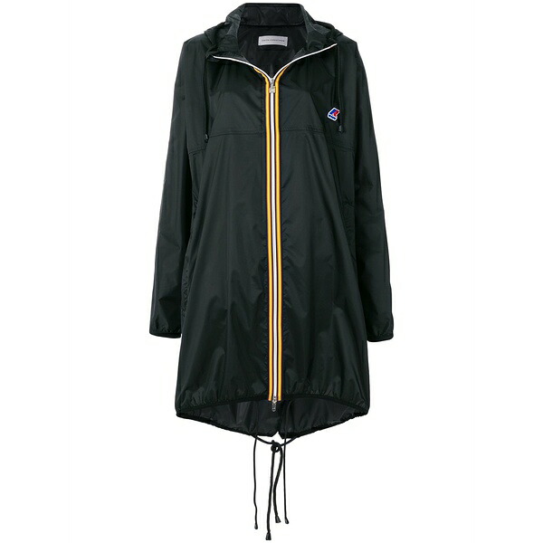 フェイスコネクション レディース 厚地の外套 アウター X k-way oversized zipped coat Black
