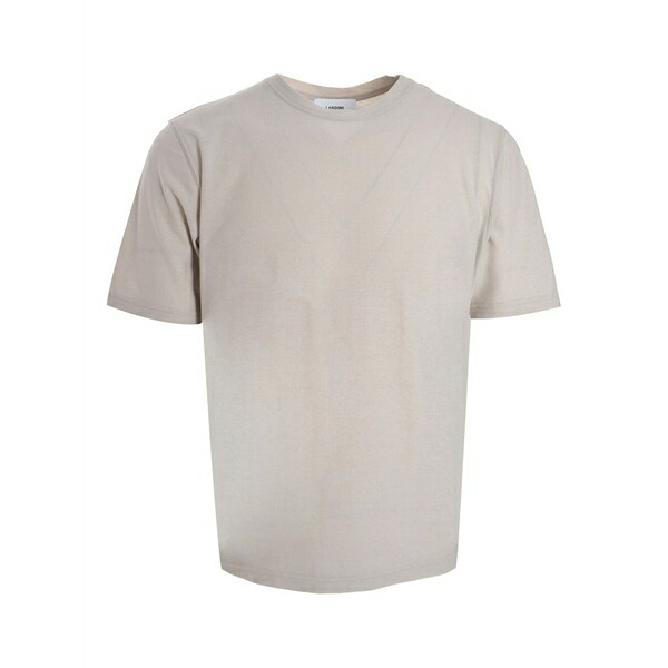 ラルディーニ メンズ プルオーバー トップス Crew-neck plain t-shirt Neutrals