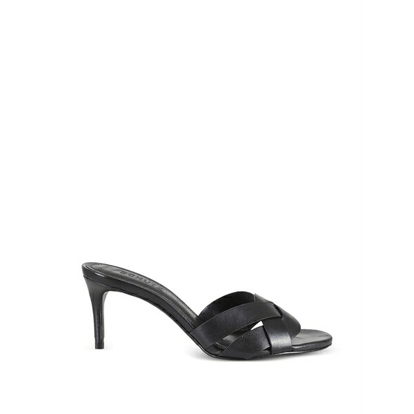 シュッツ レディース パンプス シューズ Crossover-strap sandals Black