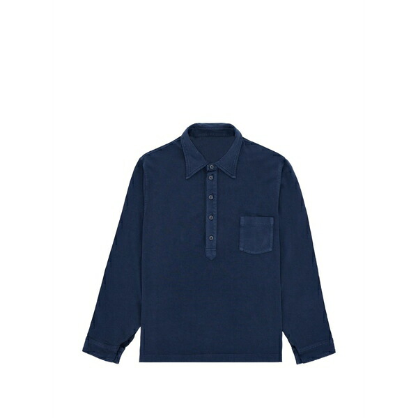 フォルテラ メンズ ポロシャツ トップス Grayson patch-pocket polo shirt Blue｜asty 57,090円