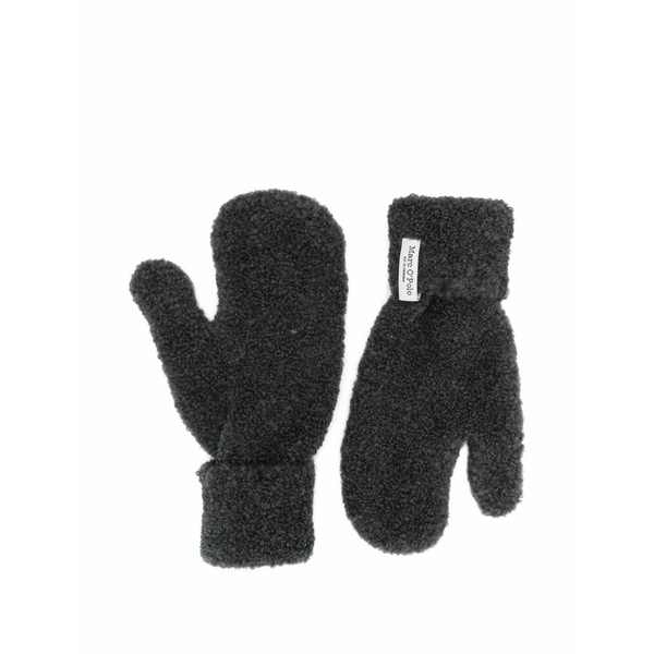マルコポーロ レディース 手袋 アクセサリー Textured gloves Grey
