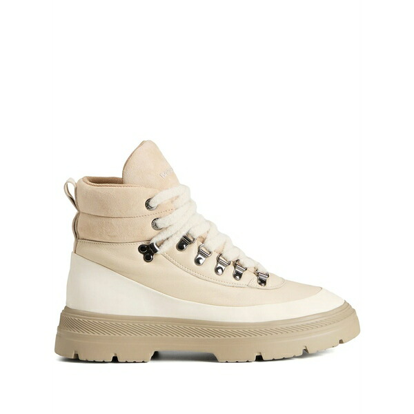 羊毛 資産家 レディース ブーツ シューズ Doughy military boots Neutrals
