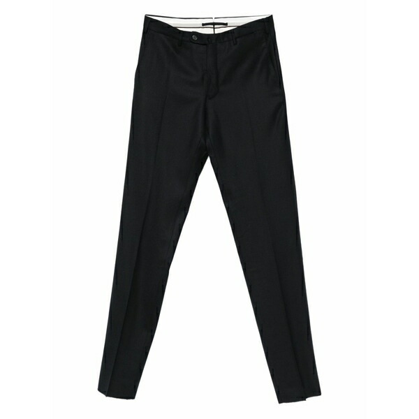 インコテックス メンズ カジュアルパンツ ボトムス Pressed-crease trousers Black