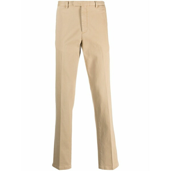 ボリオリ メンズ 心地好いズボン下 ボトムス Straight-leg chino trousers Neutrals
