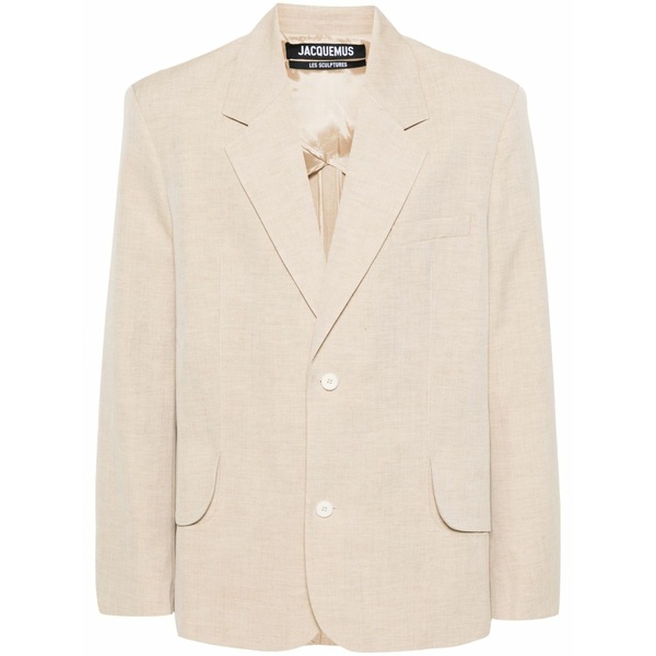 ジャクエムス メンズ ジャケット&ブルゾン アウター La veste titolo blazer Neutrals|asty