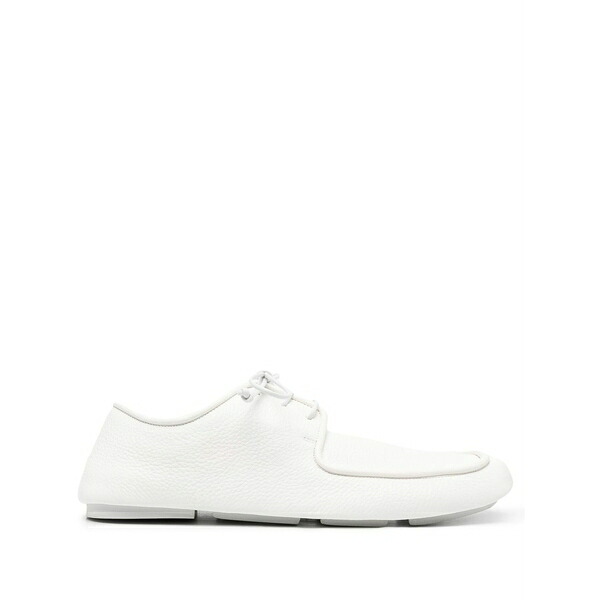 マーシャル  メンズ お召しものシューズ シューズ Lace-up derby shoes White